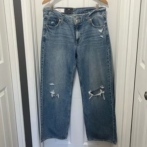 GAP LOW STRIDE LOW RISE WIDE LEG JEANS SIZE 30 (10R) BNWT